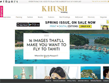 Tablet Screenshot of khushmag.com
